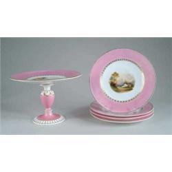 FIVE PIECE ROCKINGHAM DESERT SERVICE.