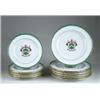 Image 1 : FORTY-EIGHT COPELAND SPODE PLATES WITH FAMILY CREST.