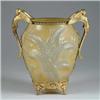 Image 1 : FINE PHOENIX GLASS FERN VASE IN FANCY FRAME.