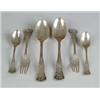 Image 1 : 42-PIECE PARTIAL FLATWARE SERVICE “QUEENS” PATTERN BY GORHAM.