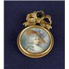 Image 1 : MINIATURE ROUND PORTRAIT LOCKET.