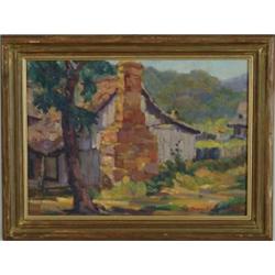 JOHN CARL DOEMLING (American, 1892-) COUNTRY HOUSE.