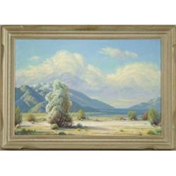 PAUL A. GRIMM (American, 1891-1974) “LONE SMOKE-TREE”.