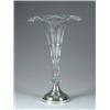 Image 1 : CUT GLASS AND SILVER EPERGNE.