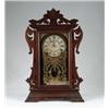 Image 1 : WALNUT GINGERBREAD CLOCK.