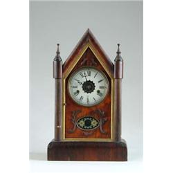 VICTORIAN STEEPLE CLOCK.