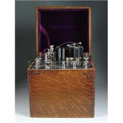 CASED SEYMOUR’S ELECTRO-THERAPEUTICS MACHINE.