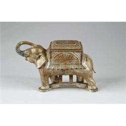 ELEPHANT FORM CIGARETTE DISPENSER.