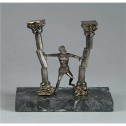 STERLING SILVER SCULPTURE.