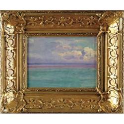 ATTRIBUTED TO ARTHUR WESLEY DOW (American, 1857-1922) “FROM GAY HEAD TO SEA”.