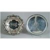 Image 1 : STERLING FANCY BOWL AND ROUND TRAY.