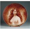 Image 1 : HAND PAINTED PORTRAIT ROUND TRAY.