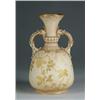 Image 1 : ROYAL WORCESTER-TYPE DOUBLE HANDLE VASE.