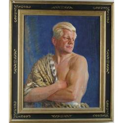 ARTHUR MERTON HAZARD (American, 1872-1930) PORTRAIT OF ERIC ERICSON.