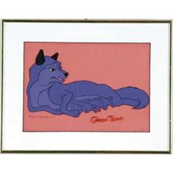 CHUCK JONES  (American,  20th Century) ANIMATION CELL OF DOGS.