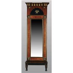 MAHOGANY PIER MIRROR.
