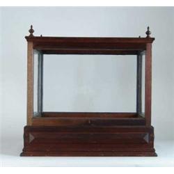 INTERESTING WALNUT VICTORIAN TERRARIUM.