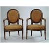 Image 1 : FINE PAIR OF NEEDLEWORK FRENCH ARMCHAIRS.