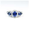 Image 2 : Marvelous KALLATI Designer Blue Sapphire & Diamond