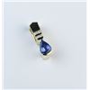 Image 1 : High Quality Custom Tanzanite & Diamond Pendant