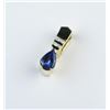 Image 2 : High Quality Custom Tanzanite & Diamond Pendant