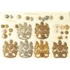 Image 2 : Lot English Military Hat Badges & Buttons