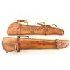 Image 1 : Lot of 2 Leather Rifle Scabbards