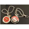 Image 2 : Lot of 2 Franklin Mint Pocketwatches