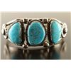 Image 1 : Birdseye Turquoise Silver Concho Cuff