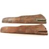 Image 2 : Lot of 2 M1 Garand Leather Rifle Scabbards