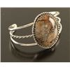 Image 2 : Sterling Silver & Cloud Jasper Cuff