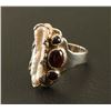 Image 2 : Freshwater Pearl & Garnet Ring