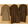 Image 2 : Lot of 3 British Uniform Wool Overcoats
