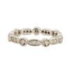 Image 2 : 0.2 ctw Diamond Ring - 18KT White Gold