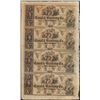 Image 1 : Uncut Sheet of 1800's $5 Canal & Banking Co. Obsolete Notes