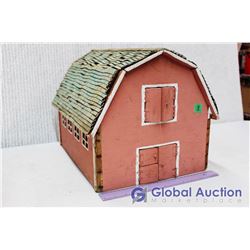 Vintage Handmade Toy Barn