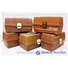 Image 1 : (5) Brown "Old Pal" Tackle Boxes