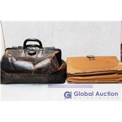 (2) Leather Doctor's Bags
