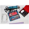 Image 2 : Lot of Hardware (Angle Drill, Voltage Meter, etc)