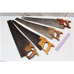(4) Wood Saws