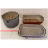 Image 2 : (2) Vintage Containers (Cauldron, Roaster)