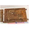 Image 2 : (2) Cast Iron Stove Fronts