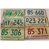 Image 2 : (7) Vintage License Plates