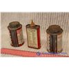 Image 2 : (3) Vintage Tins (Self-Vulcanizing Cement, Solvent and Lubricating Oil)