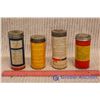 Image 2 : (4) Vintage Rubber Repair Kit Tins (Empty)