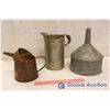 Image 2 : (3) Vintage Metal Containers
