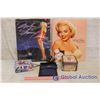 Image 1 : (2) Marilyn Monroe Metal Prints and (2) NIB Sets of Trading Cards