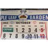 Image 2 : 1963 Maple Leaf Export Stanley Cup Victory Calendar
