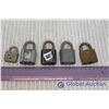 Image 2 : (5) Vintage Locks