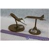 Image 1 : (2) Brass Airplanes
